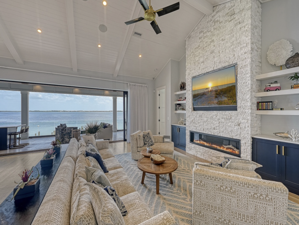Bayfront Luxury Vacation Rental in Holmes Beach with Private Dock, Pool & Spa